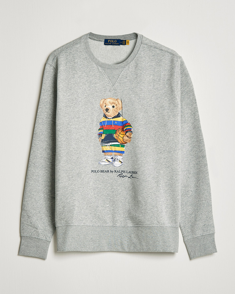 Herr |  | Polo Ralph Lauren | Printed Active Bear Crew Neck Sweatshirt Andover Heather
