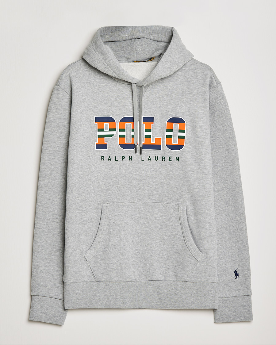Herr | Tröjor | Polo Ralph Lauren | Fleece Retro Logo Hoodie Andover Heather