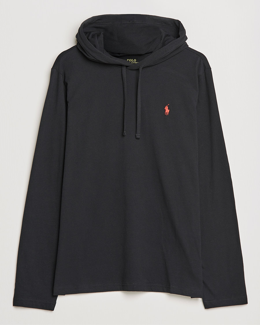 Herr | Tröjor | Polo Ralph Lauren | Long Sleeve Hooded T-Shirt Polo Black