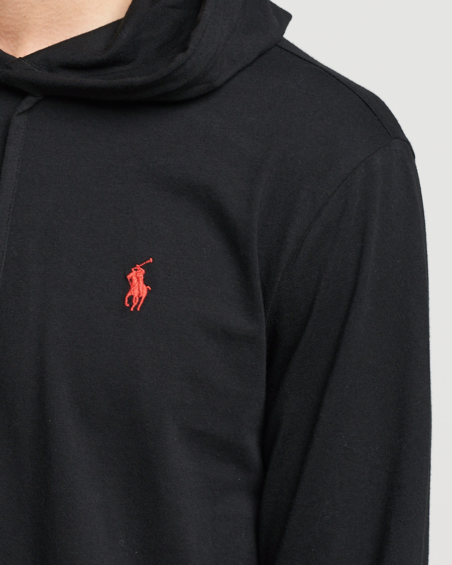 Herr | Tröjor | Polo Ralph Lauren | Long Sleeve Hooded T-Shirt Polo Black