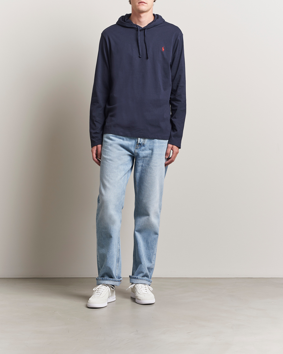 Herr | Tröjor | Polo Ralph Lauren | Long Sleeve Hooded T-Shirt Ink