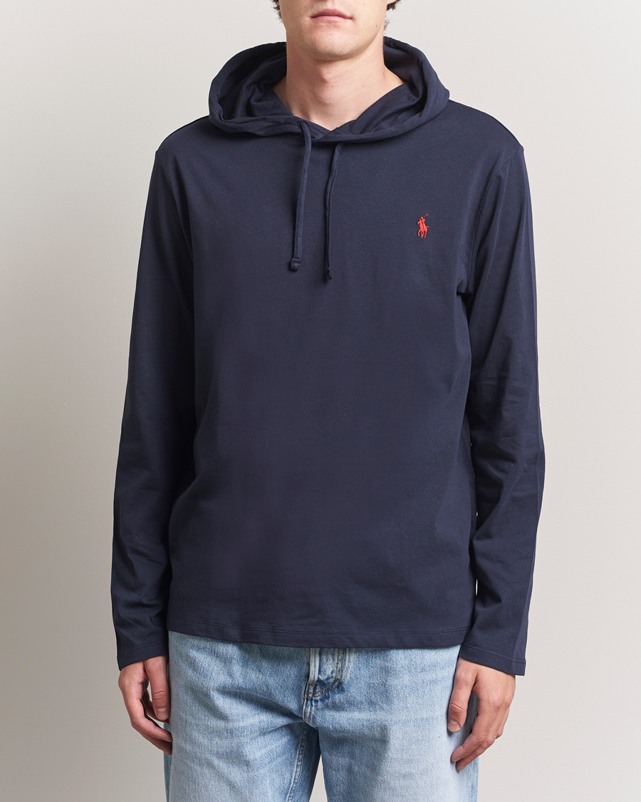 Herr | Tröjor | Polo Ralph Lauren | Long Sleeve Hooded T-Shirt Ink