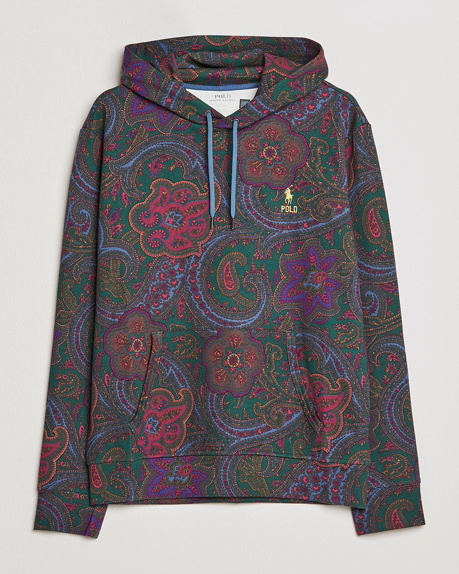 Herr | Tröjor | Polo Ralph Lauren | Double Knit Paisley Hoodie Multi