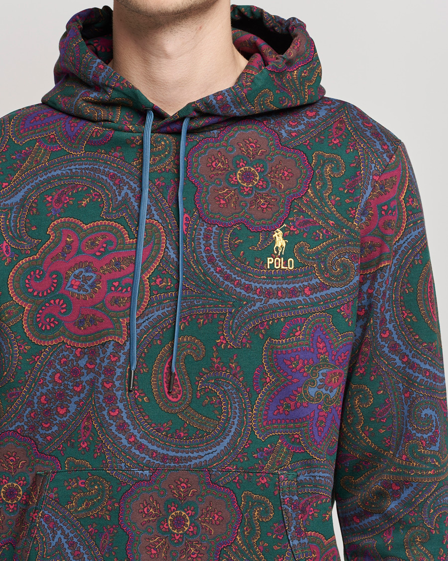 Herr | Tröjor | Polo Ralph Lauren | Double Knit Paisley Hoodie Multi