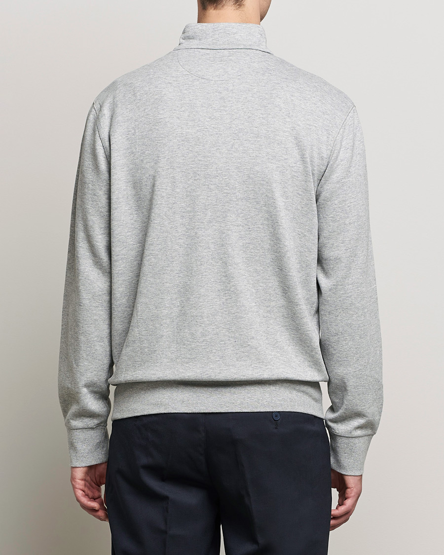 Herr | Tröjor | Polo Ralph Lauren | Double Knit Half-Zip Sweater Andover Heather