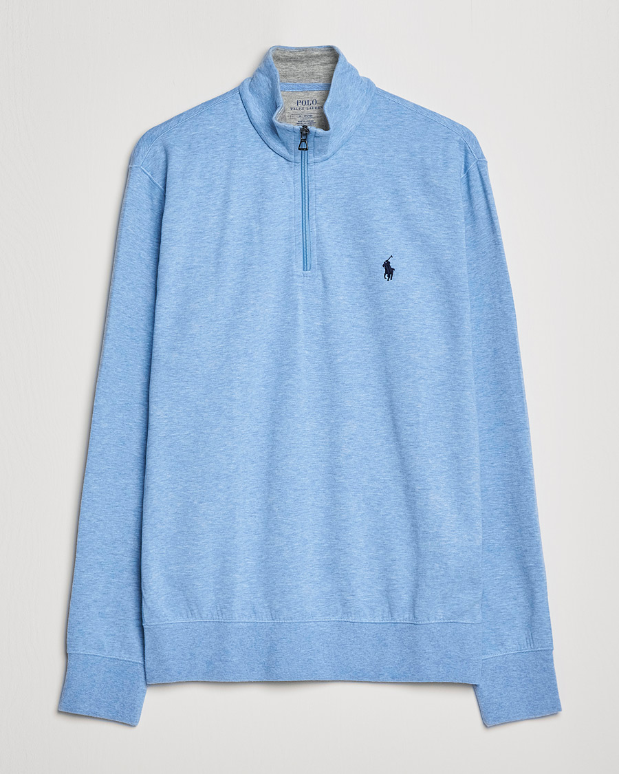 Herr | Tröjor | Polo Ralph Lauren | Tech Double Knit Half Zip Isle Heather