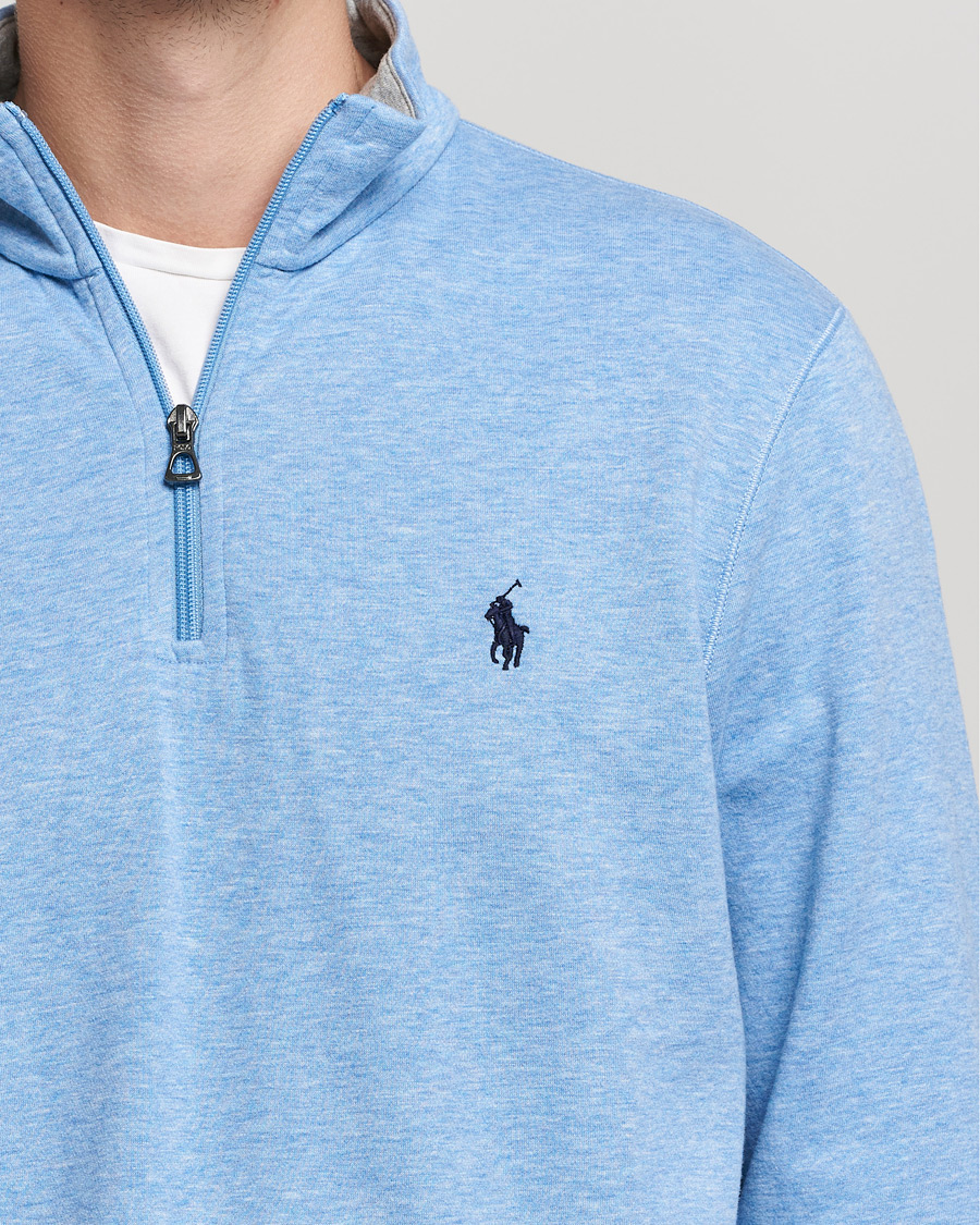 Herr | Tröjor | Polo Ralph Lauren | Tech Double Knit Half Zip Isle Heather