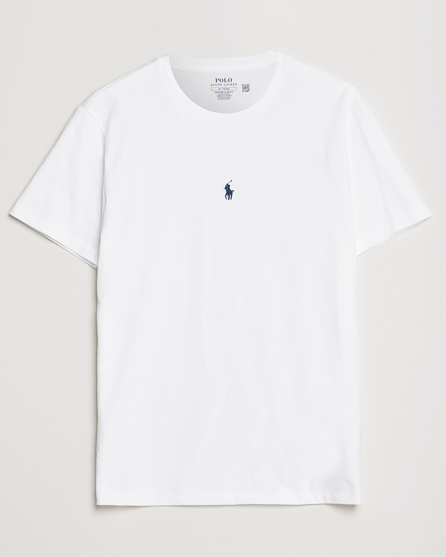 Herr | T-Shirts | Polo Ralph Lauren | Chest Crew Neck Tee White