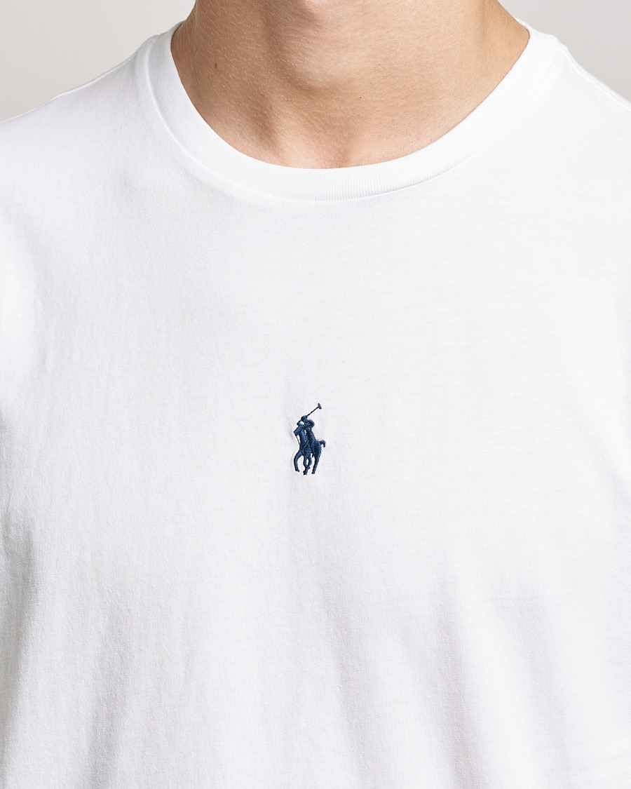Herr | T-Shirts | Polo Ralph Lauren | Chest Crew Neck Tee White