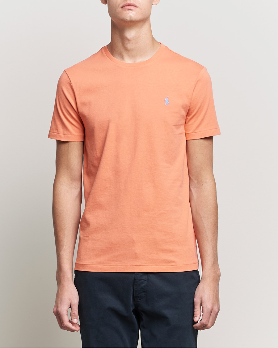 Herr | T-Shirts | Polo Ralph Lauren | Crew Neck Tee Deep Mango