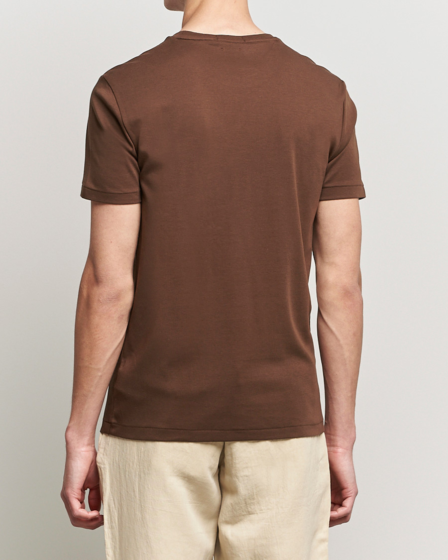 Herr | T-Shirts | Polo Ralph Lauren | Luxury Pima Cotton Crew Neck Tee American Brown