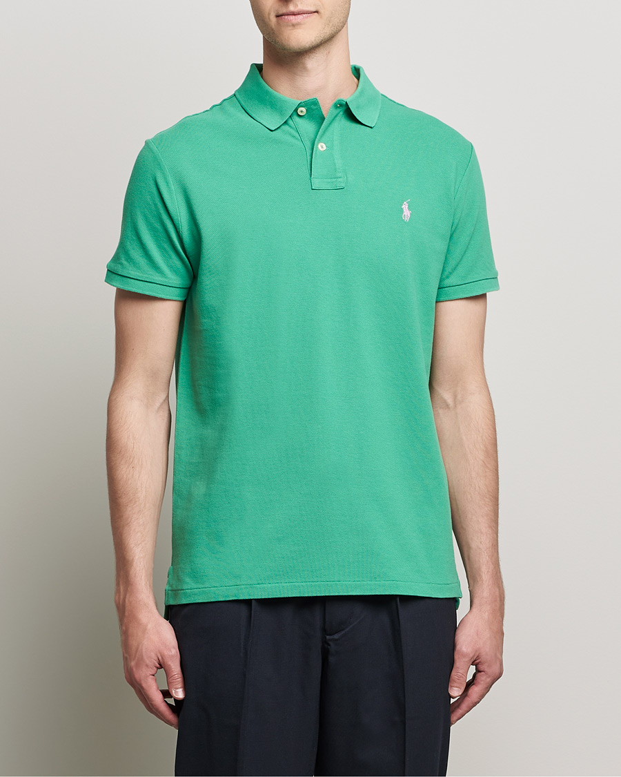 Herr | Pikéer | Polo Ralph Lauren | Custom Slim Fit Polo Raft Green