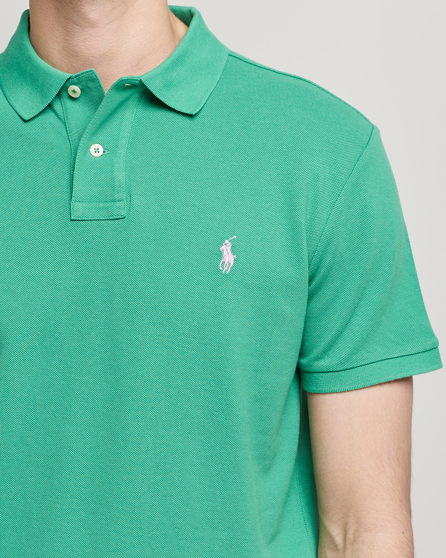 Herr | Pikéer | Polo Ralph Lauren | Custom Slim Fit Polo Raft Green