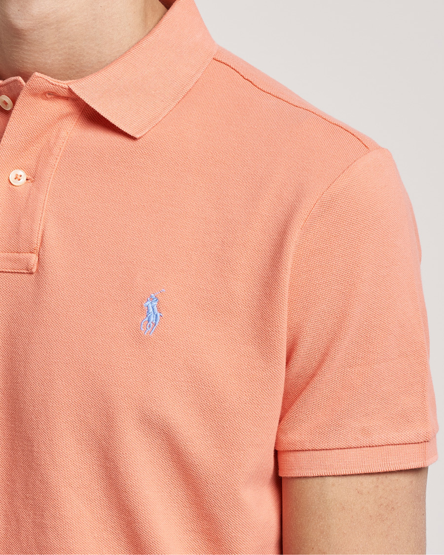 Herr | Pikéer | Polo Ralph Lauren | Custom Slim Fit Polo Deep Mango