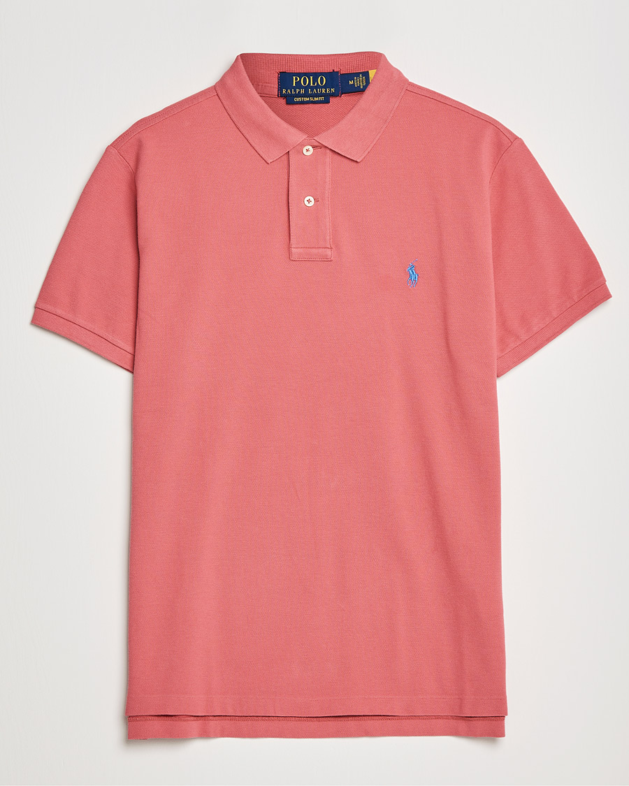 Herr | Pikéer | Polo Ralph Lauren | Custom Slim Fit Polo Adirondack Berry