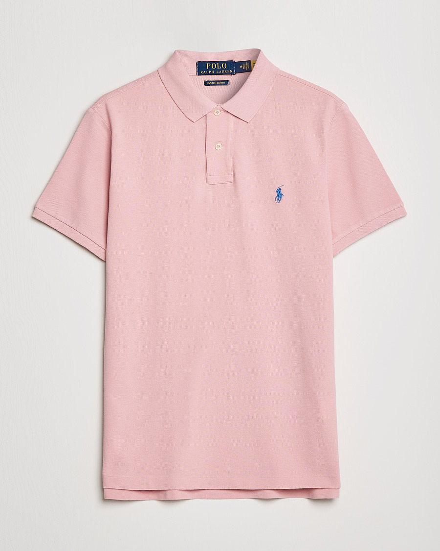 Herr | Pikéer | Polo Ralph Lauren | Custom Slim Fit Polo Adirondack Rose