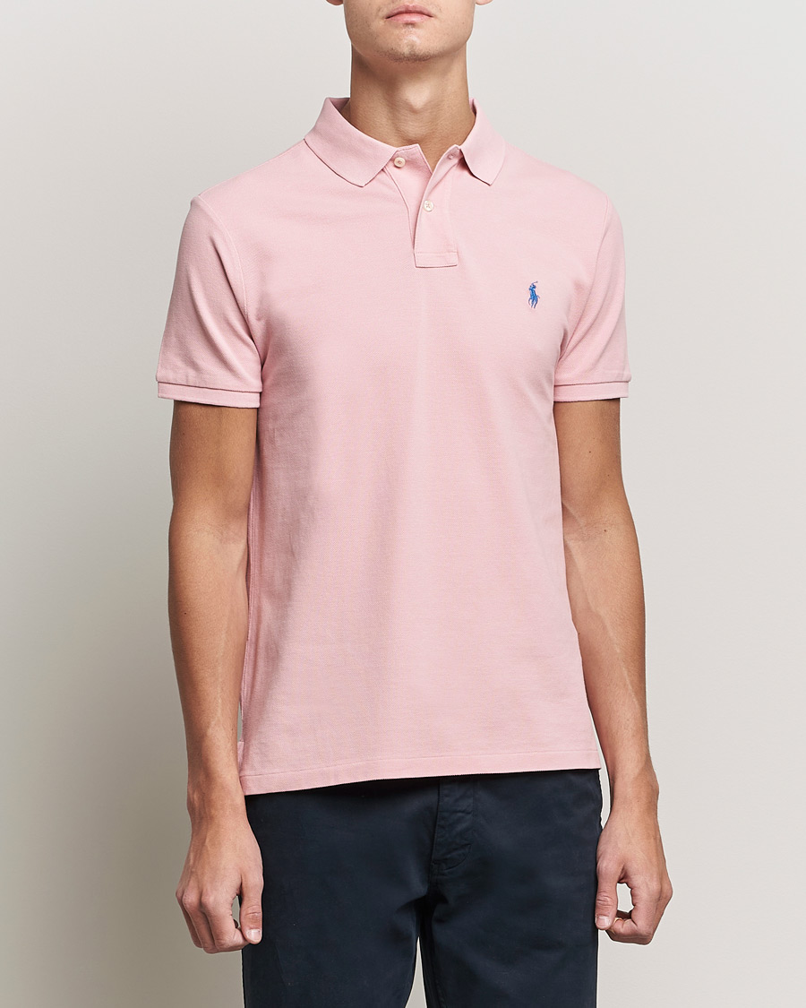 Herr | Pikéer | Polo Ralph Lauren | Custom Slim Fit Polo Adirondack Rose