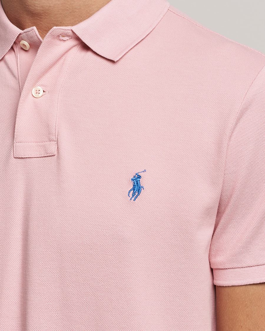 Herr | Pikéer | Polo Ralph Lauren | Custom Slim Fit Polo Adirondack Rose