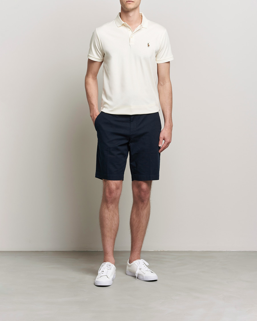 Herr | Pikéer | Polo Ralph Lauren | Luxury Pima Cotton Polo Clubhouse Cream