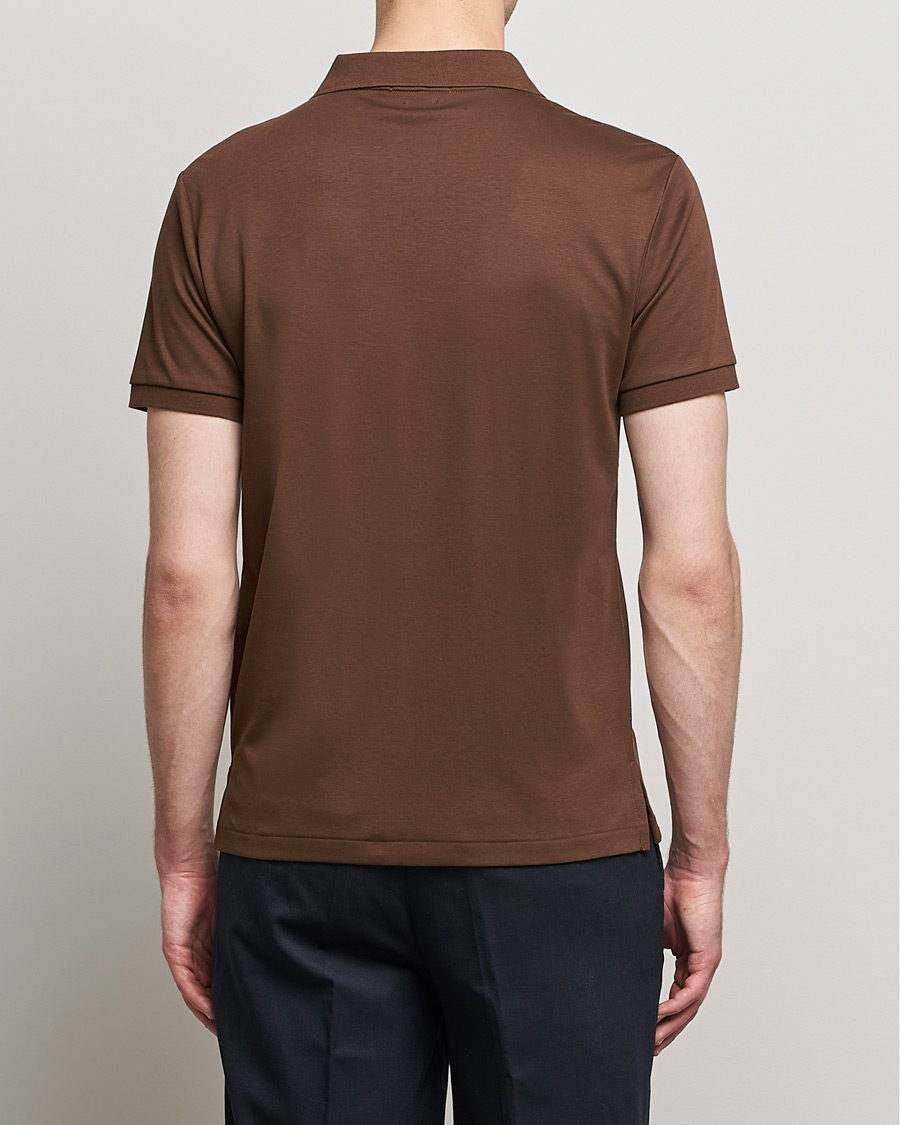 Herr | Pikéer | Polo Ralph Lauren | Luxury Pima Cotton Polo American Brown
