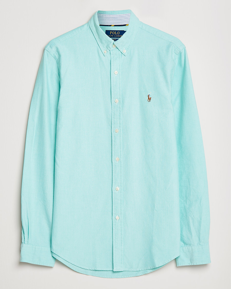 Herr | Skjortor | Polo Ralph Lauren | Slim Fit Oxford Button Down Shirt Sunset Green