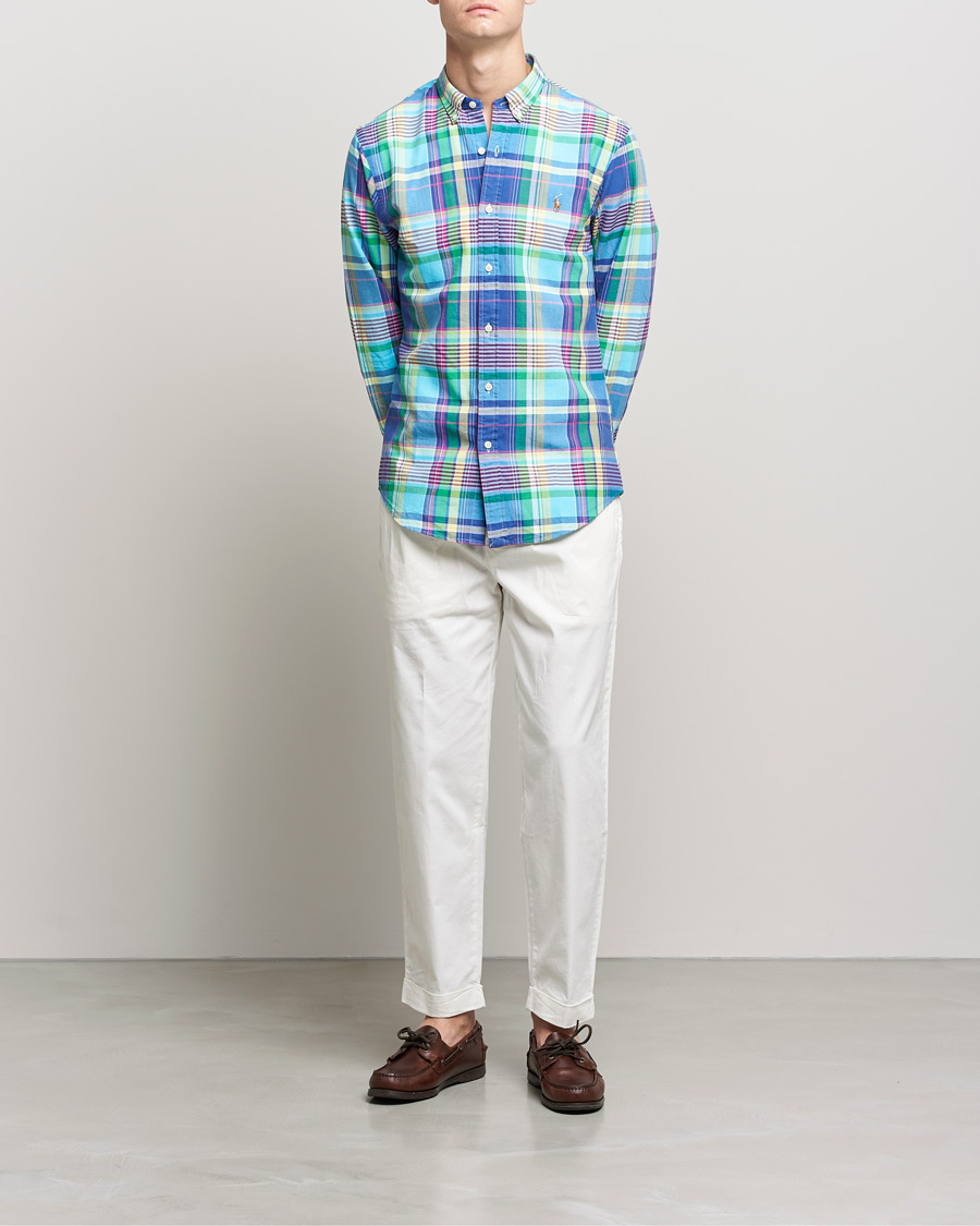 Herr | Skjortor | Polo Ralph Lauren | Slim Fit Oxford Madras Checked Shirt Multi
