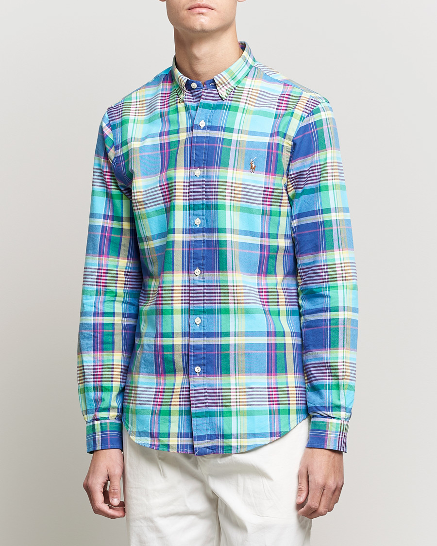 Herr | Skjortor | Polo Ralph Lauren | Slim Fit Oxford Madras Checked Shirt Multi