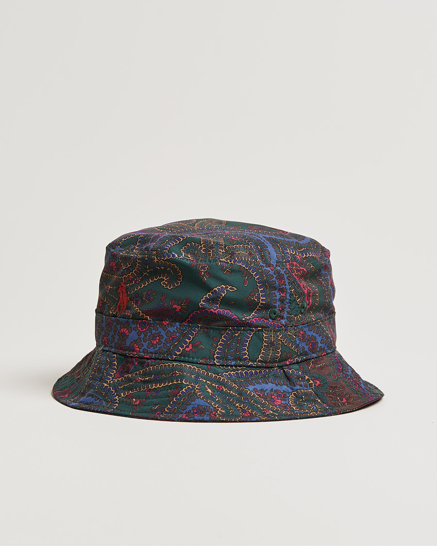 Herr | Polo Ralph Lauren Paisley Bucket Hat Navy | Polo Ralph Lauren | Paisley Bucket Hat Navy