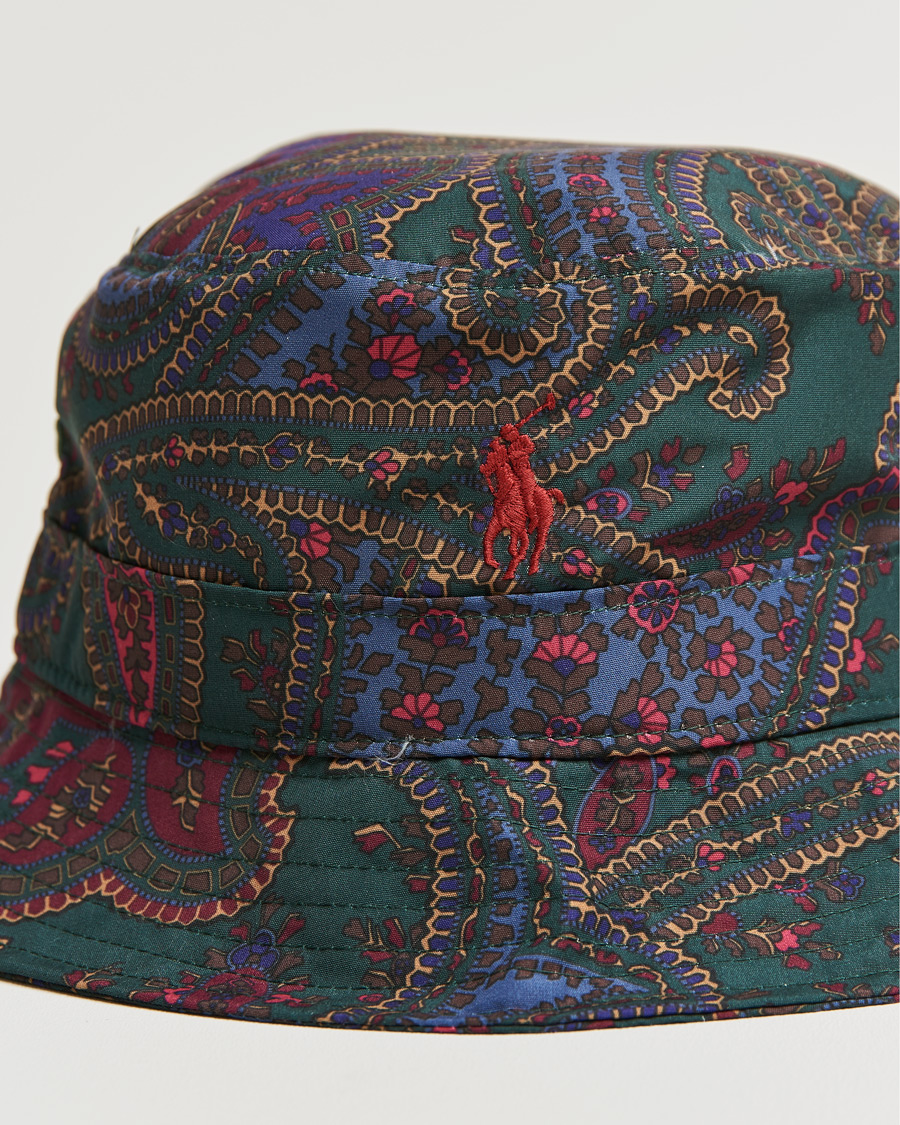 Herr | Polo Ralph Lauren Paisley Bucket Hat Navy | Polo Ralph Lauren | Paisley Bucket Hat Navy