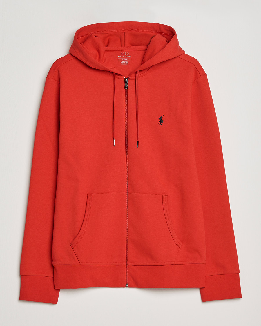 Herr | Tröjor | Polo Ralph Lauren | Tech Performance Full Zip Hoodie Red