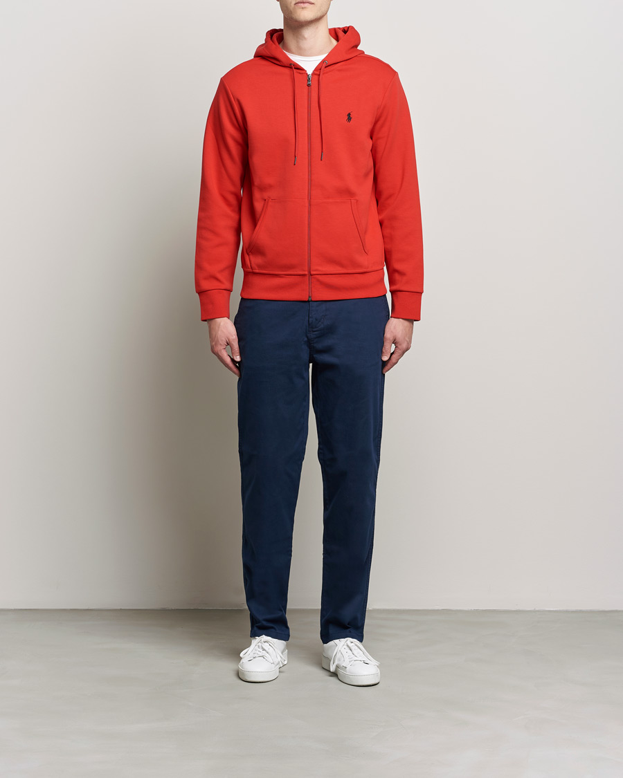 Herr | Tröjor | Polo Ralph Lauren | Tech Performance Full Zip Hoodie Red