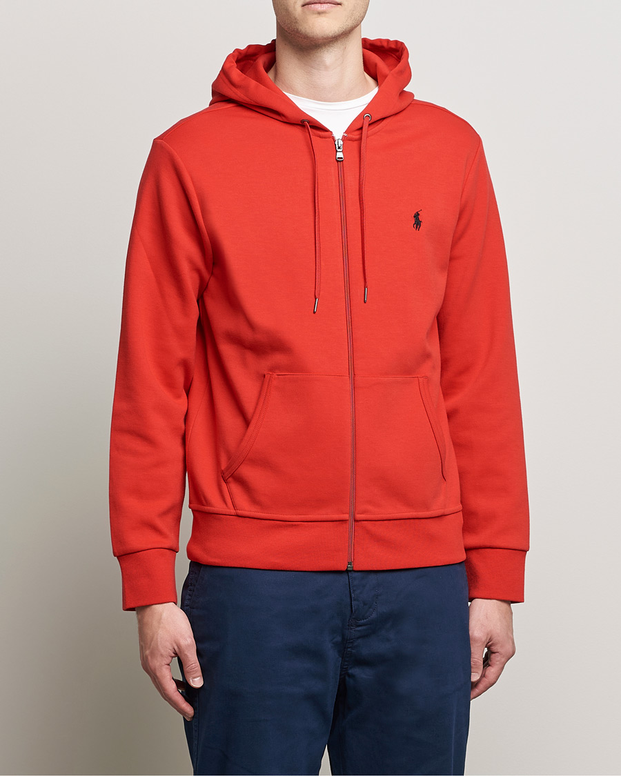 Herr | Tröjor | Polo Ralph Lauren | Tech Performance Full Zip Hoodie Red