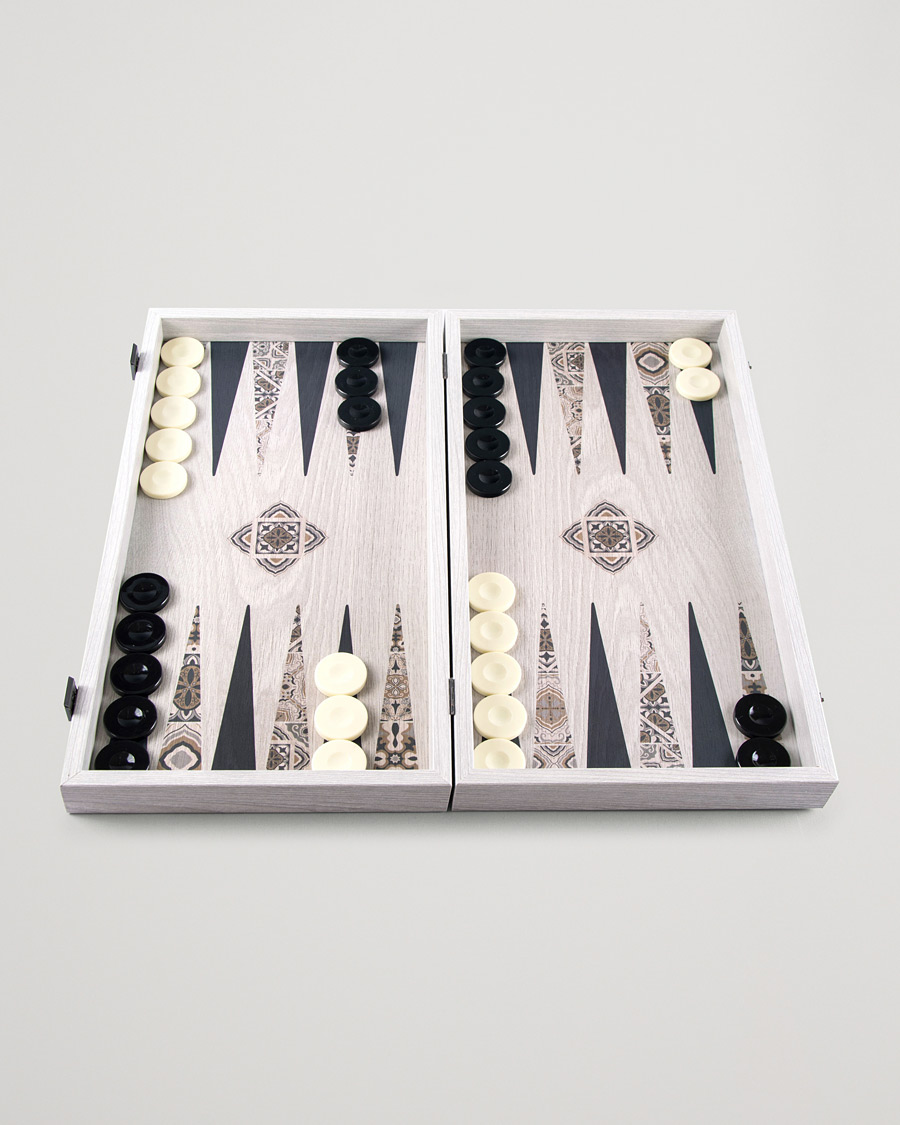 Herr | Spel & fritid | Manopoulos | Wooden Creative Moroccan Mosaic Backgammon