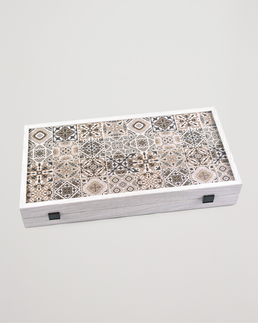 Herr | Spel & fritid | Manopoulos | Wooden Creative Moroccan Mosaic Backgammon