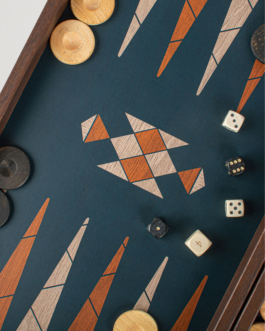 Herr | Spel & fritid | Manopoulos | Wooden Creative Boho Chic Backgammon