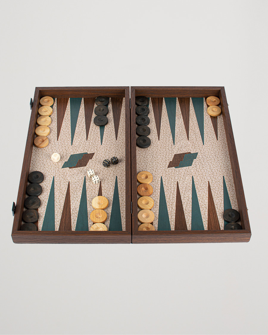 Herr | Till den hemmakära | Manopoulos | Wooden Creative Trend Colours Backgammon 