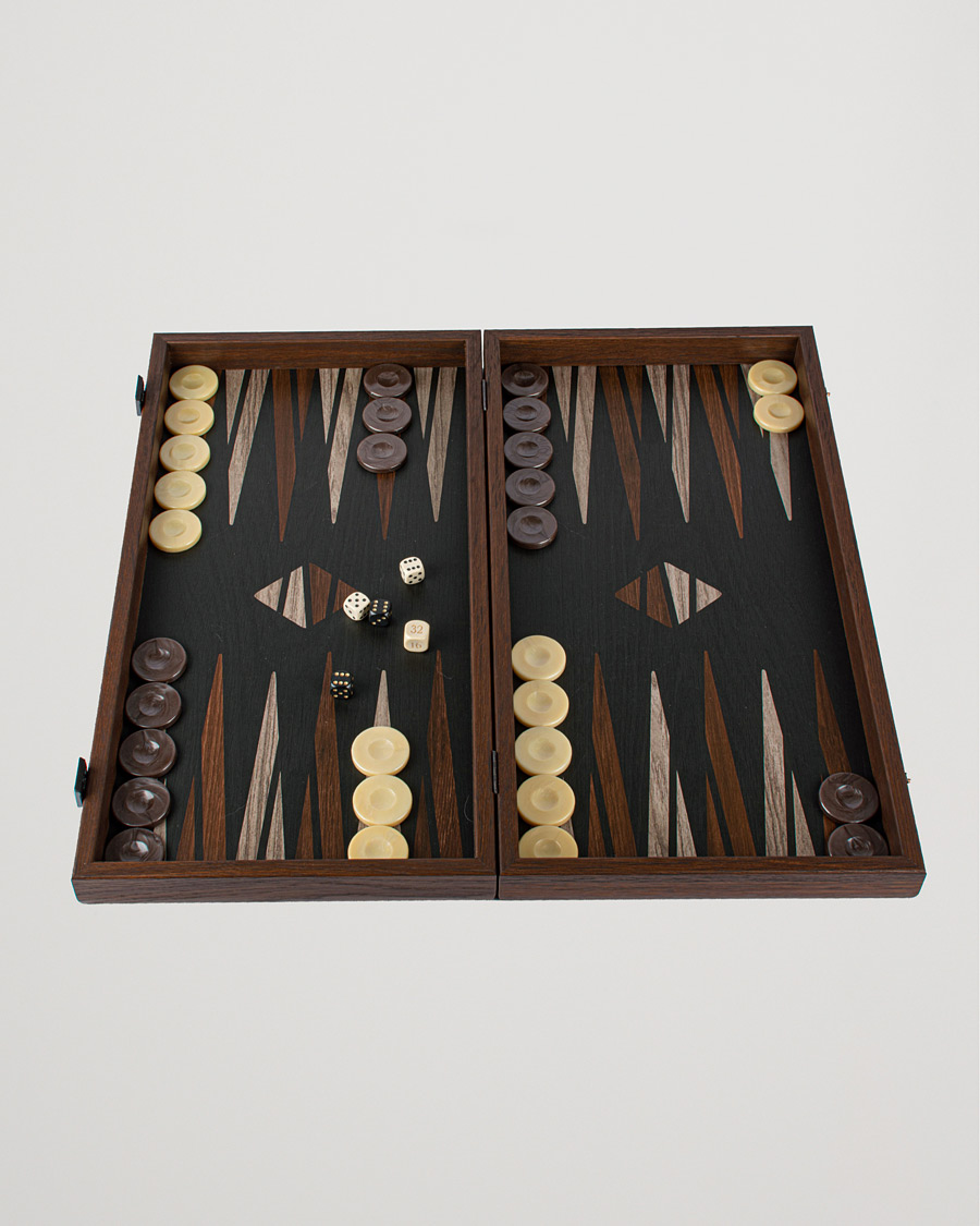 Herr | Till den hemmakära | Manopoulos | Wooden Creative Minimalistic Backgammon 