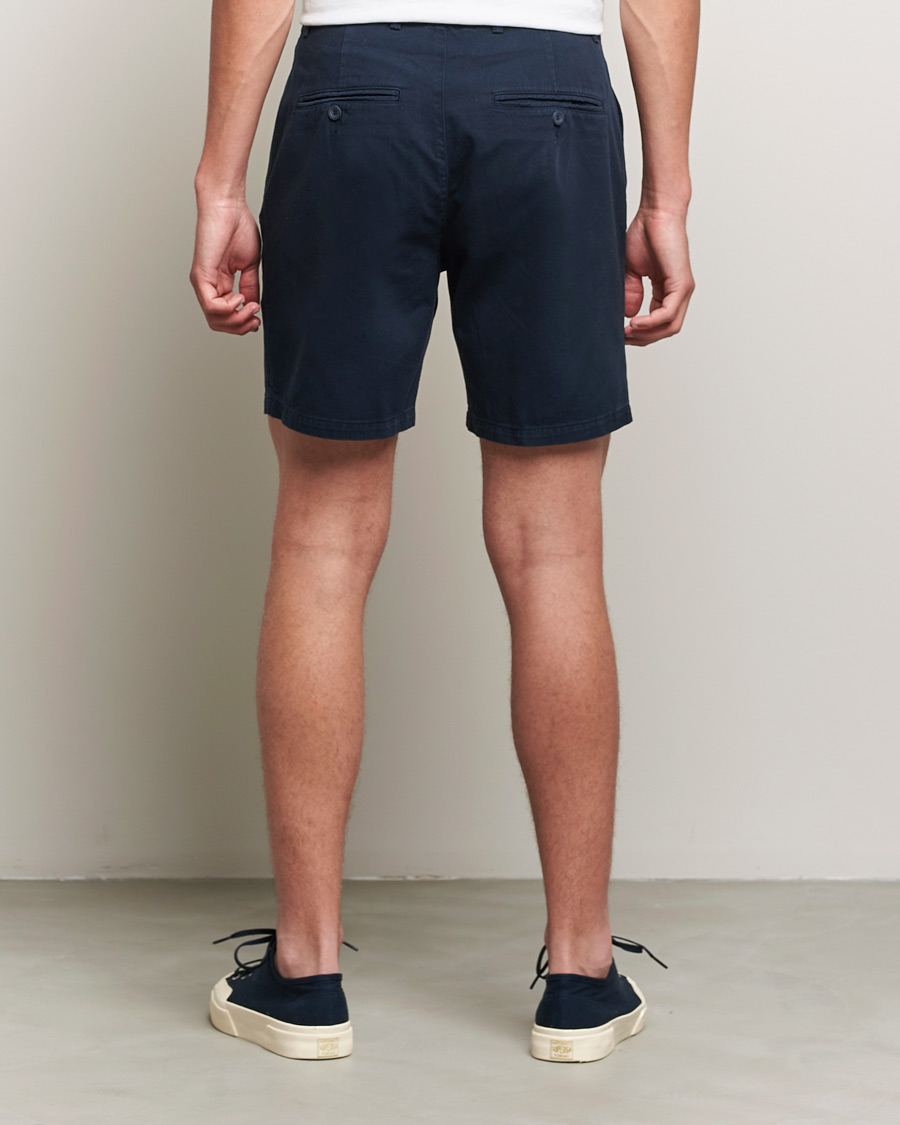 Herr | Shorts | A Day's March | Erie Cotton Chino Shorts Navy