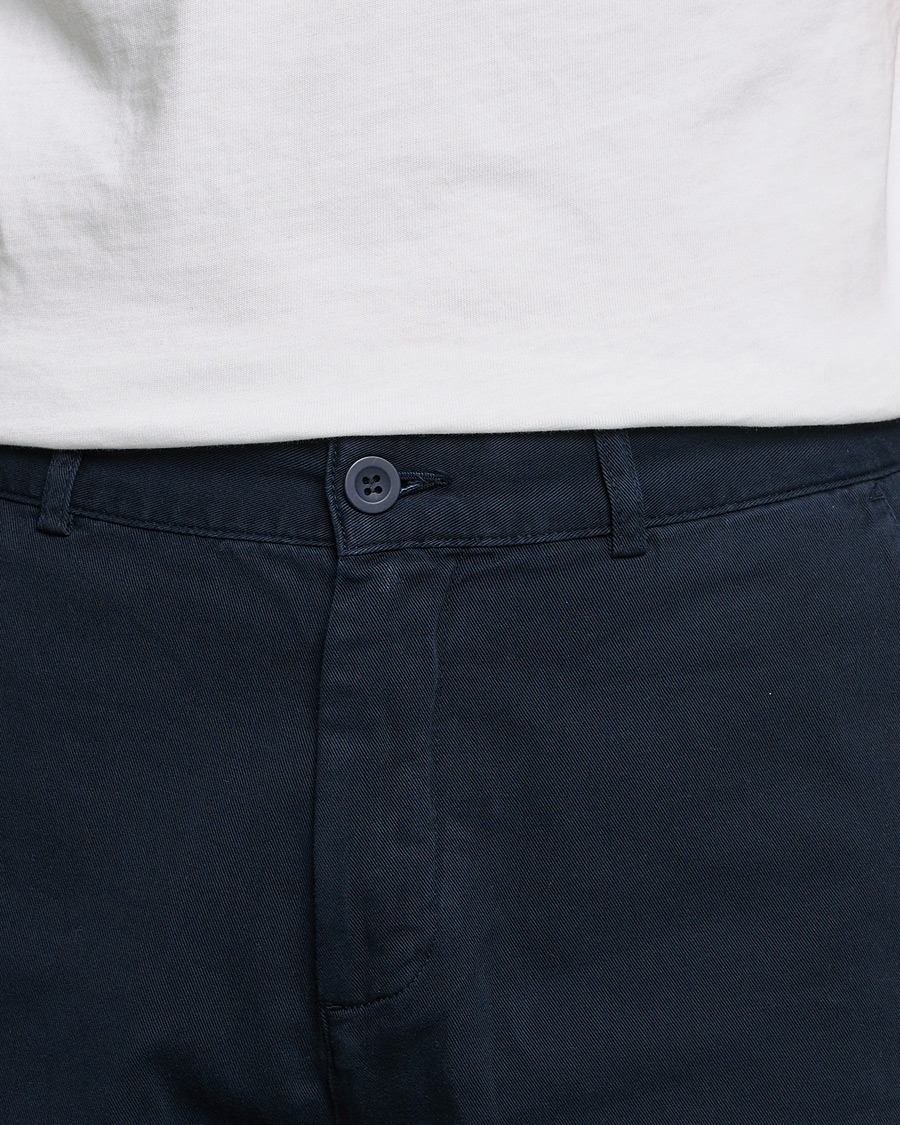 Herr | Shorts | A Day's March | Erie Cotton Chino Shorts Navy