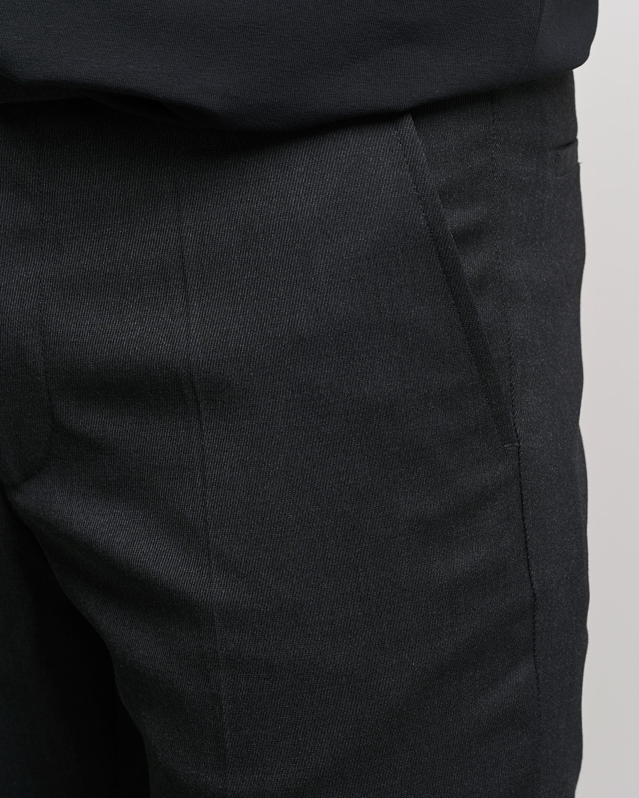 Herr | Byxor | Filippa K | Terry Gabardine Cropped Turn Up Trousers Anthracite