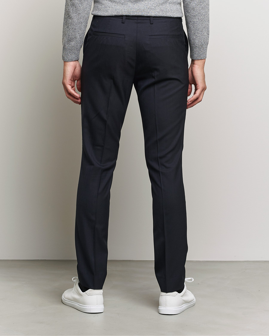 Herr | Byxor | Filippa K | Liam Cool Wool Slacks Dark Navy
