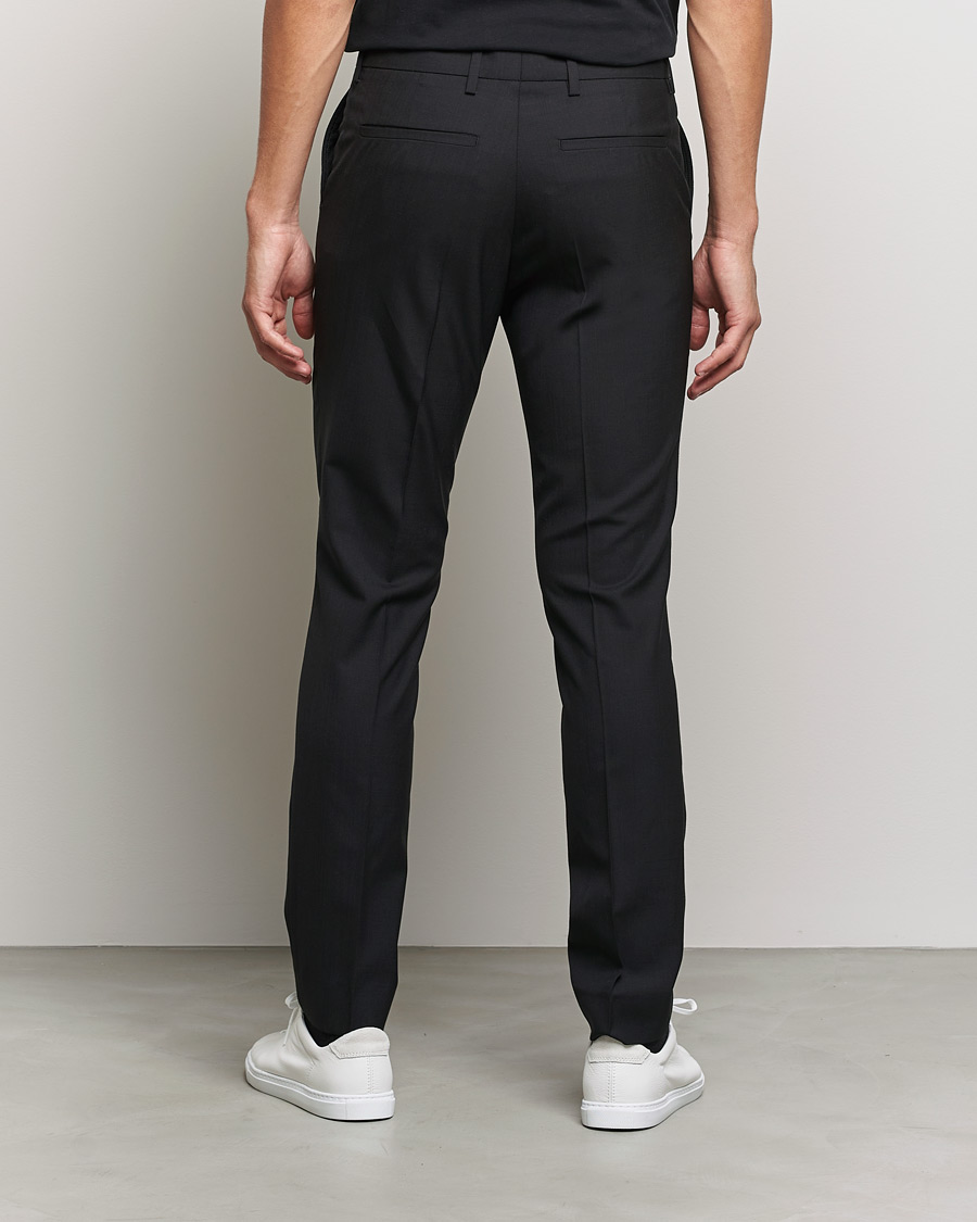 Herr | Byxor | Filippa K | Liam Cool Wool Slacks Black
