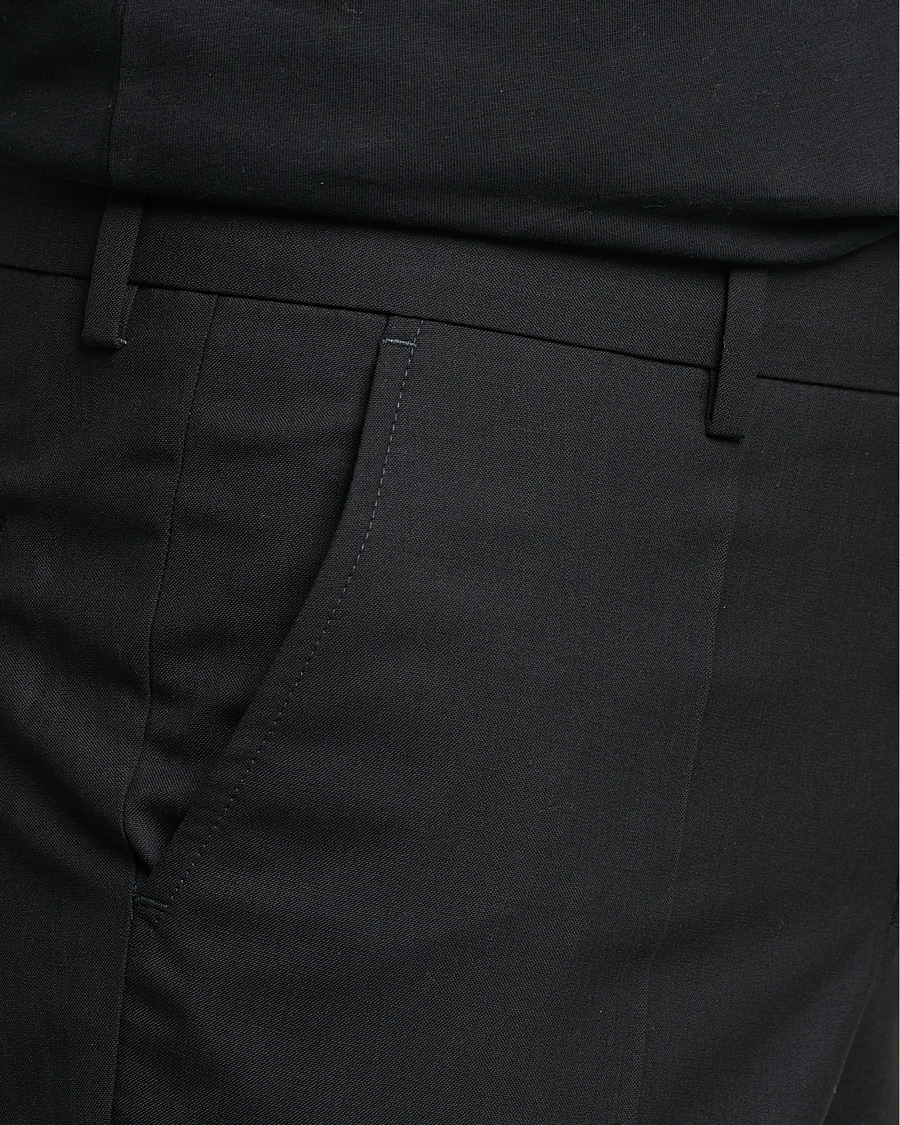 Herr | Byxor | Filippa K | Liam Cool Wool Slacks Black