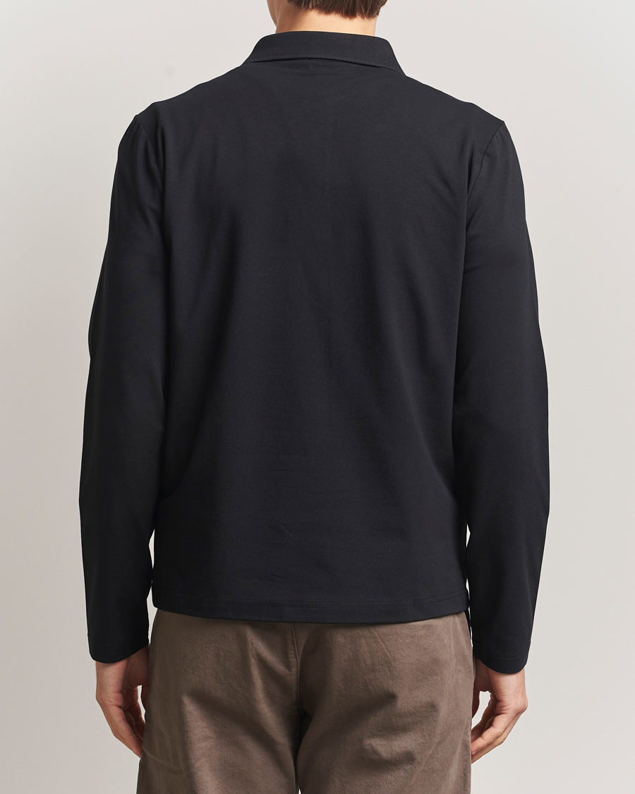 Herr | Pikéer | Filippa K | Luke Lycra Poloshirt Black
