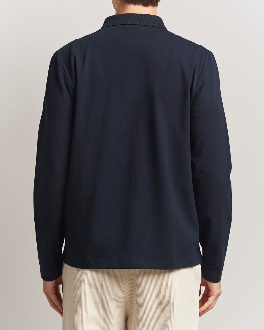 Herr | Pikéer | Filippa K | Luke Lycra Poloshirt Navy