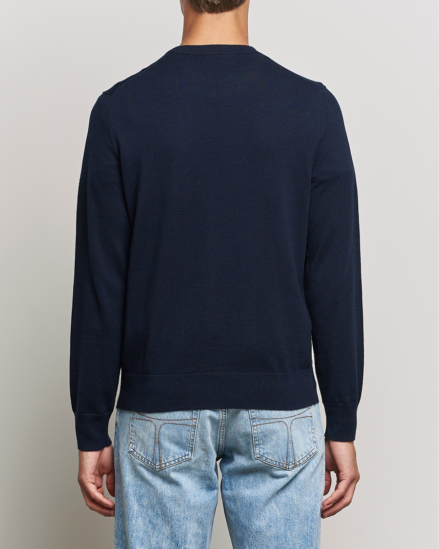 Herr | Tröjor | Filippa K | Cotton Merino Basic Sweater Navy