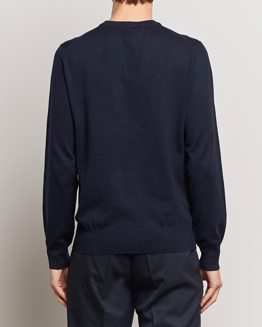 Herr | Tröjor | Filippa K | Merino Round Neck Sweater Navy