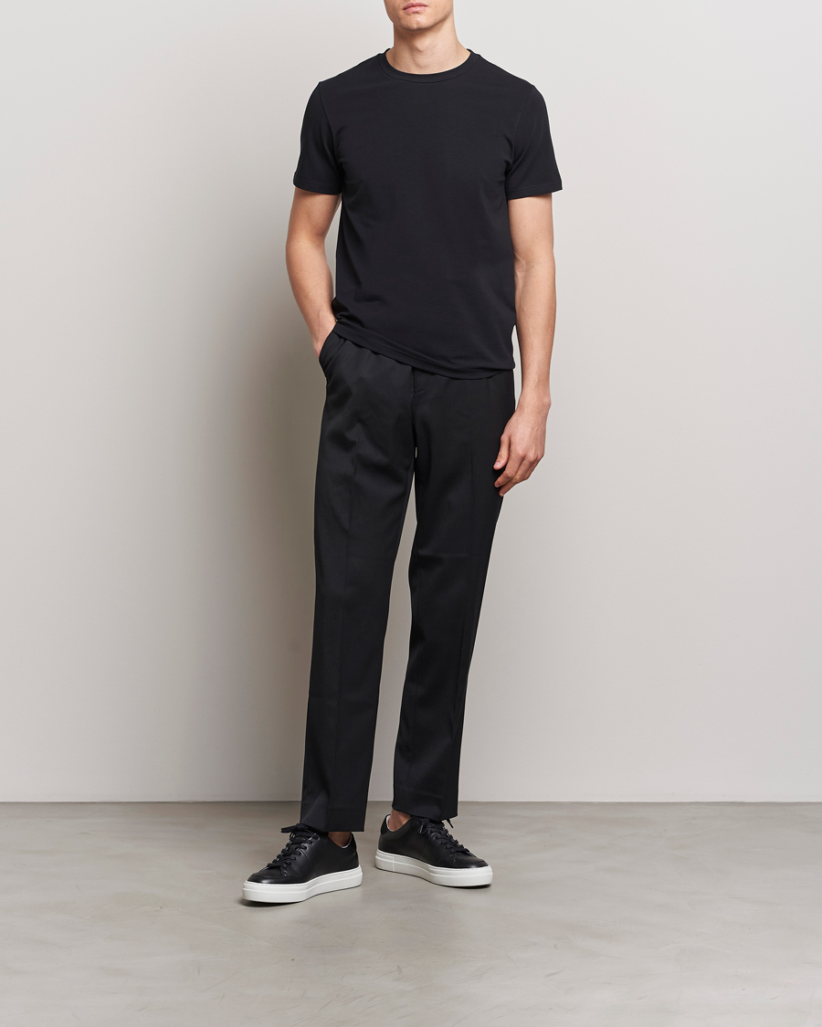 Herr | Kortärmade t-shirts | Filippa K | Soft Lycra Tee Black