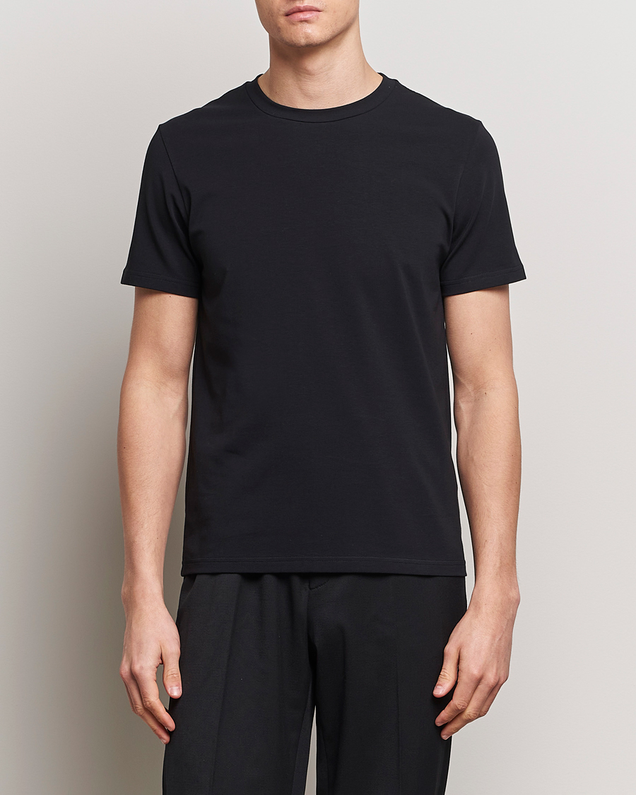 Herr | T-Shirts | Filippa K | Soft Lycra Tee Black