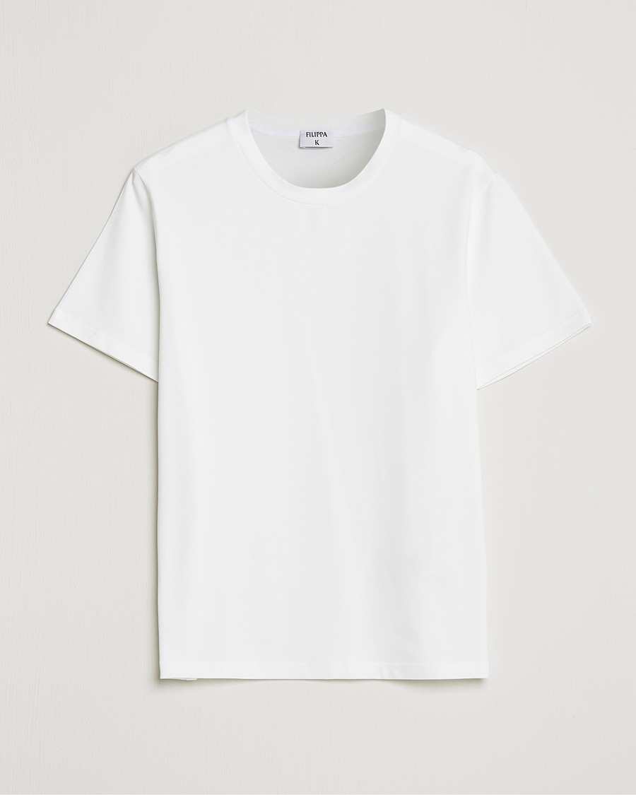 Herr | T-Shirts | Filippa K | Soft Lycra Tee White